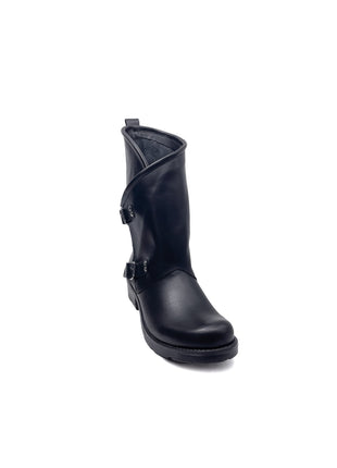 Stivale SINFONIA in Vera Pelle Nero