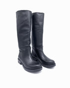 Stivale BELGIO in Vera Pelle Nero