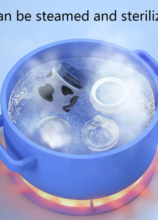 Silicone Baby Feeding Bottle for Newborns, Anti-Choking - riparo82