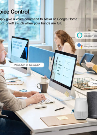 Wall switch with status feedback in real time