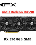 XFX-GPU Radeon AMD Radeon RX590 placa de vídeo, 8GB GDDR5 placas gráficas, GME 580, Desktop PC tela de computador mapa do jogo, - Riparo82