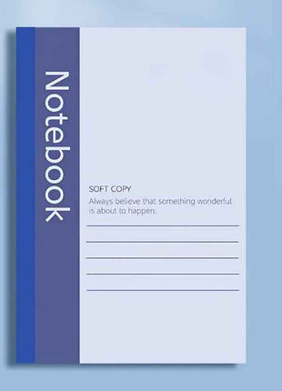 12 quaderni A5, 30 pagine ciascuno, Colori assortiti (Blu, Verde, Arancione, Rosso, Grigio, Viola), Design semplice con pagine rigate per studenti, scuola e ufficio, Quaderni carini per la scuola