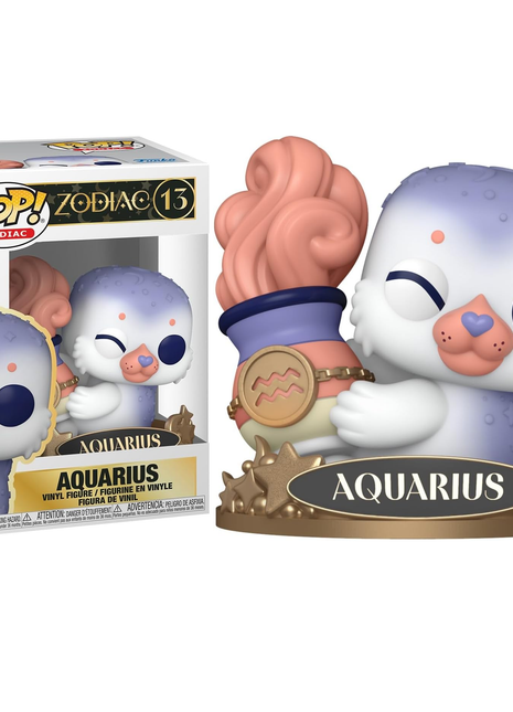 Funko Pop ! Zodiac (13) Aquarius - Vinyl Figure Statuetta Acquario Collezione Vinile (Gen)