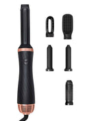 Hair Curler 5 In 1 Electric Blow Dryer Hair Curling Wand Detachable Brush Kit Negative Ion Straightener Hair Curler High Speed Hair Dryer With 60000 RPM Dryer Hot Air Brush (US 110V)