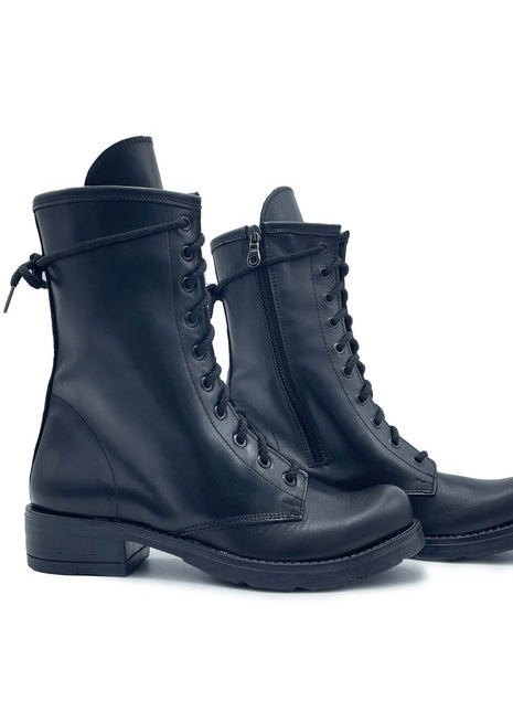 Anfibio TATA in Vera Pelle Nero