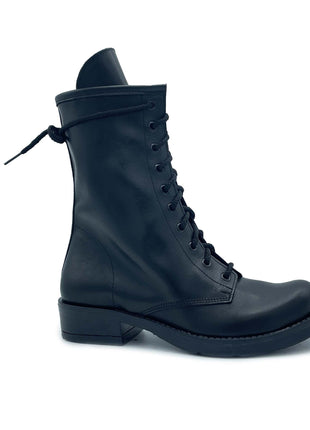 Anfibio TATA in Vera Pelle Nero