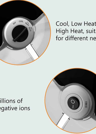 Standing Hair Dryer 1875W Professional Ionic Hooded Hair Dryer