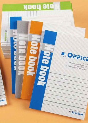 20/30 pezzi di quaderni A5, 30/58 pagine ciascuno, colori assortiti, design semplice con pagine quadrate per studenti, scuola e ufficio, quaderni carini per la scuola