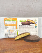 Biscotti KETO SENZA GLUTINE ARANCIA ricoperti di cioccolato 0% zuccheri