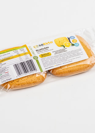 Biscotti Keto Vaniglia e Limone