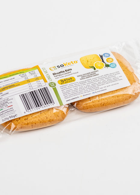 Biscotti Keto Vaniglia e Limone