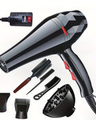 Professional High-Speed Hair Dryer Set - Fast Drying, Low Noise, Advanced Ionic Technology, Multiple Heat Settings, Cool Shot Button, Concentrator Attachment, Suitable for Home Use, Salon-Quality Styling - Riparo82