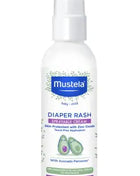Mustela Baby Diaper Rash Cream Spray – Touch-Free protectant with Zinc Oxide & Natural Avocado - Treats Soothes and Prevents Diaper Rash- Fragrance-Free - 3 fl. oz