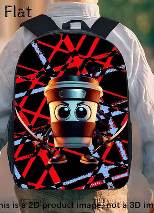 3 Pezzi Set Zaino Brr brr Patapim: Include uno Zaino Capiente, una Penne e un Borsa Pranzo con Cerniera e Spalline Regolabili, Ideale per Viaggi e Pendolarismo