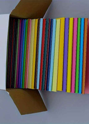 Set di Quaderni Tascabili A6 Arcobaleno da 32 Pezzi - Copertina Rigida Premium, Essenziali per l'Ufficio Quotidiano