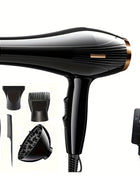 High-Power Hair Dryer With Strong Negative Ions, Low Noise, Fast Drying, Intelligent Temperature Control, Overheat Protection, Suitable For Home Salon Use - Riparo82
