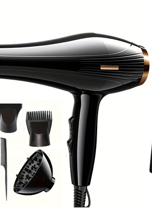 High-Power Hair Dryer With Strong Negative Ions, Low Noise, Fast Drying, Intelligent Temperature Control, Overheat Protection, Suitable For Home Salon Use - Riparo82