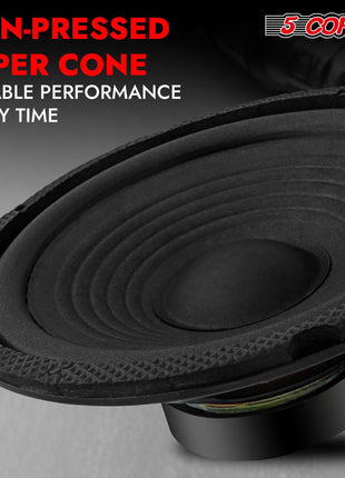 5Core 6.5 Inch Subwoofer speaker 300Watt Car Subwoofer 4Ohm Replacement Sub Woofer - Riparo82