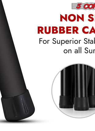 5 Core Speaker Stand Tripod Pair Floor Heavy Duty Adjustable Up to 72 Inch DJ Studio Monitor Stands Pole Mount - SS HD 2PK BLK BAG - Riparo82