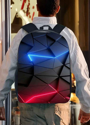 3pz Zaino Gamer in Nylon Leggero di Grande Capacità con Borsa Pranzo & Astuccio per Matite, Perfetto per Viaggi o Pendolarismo Quotidiano, Ottimo Regalo di Compleanno o Festività, Zaino da Viaggio