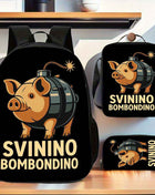 Set di 3 pezzi di Tralalero Tralala&Italian Brainrot, zaino a fumetti di grande capacità, 1*borsa per il pranzo, 1*penne, perfetto per regali di vacanza o compleanno, per la quotidiana andata al lavoro