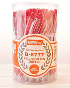 50pcs Penne Gel 0.7mm Nere, Blu e Rosse, Ideali per Ufficio, Scuola e Business