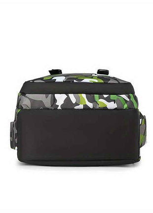 Zaino impermeabile con stampa a camuffamento, zaino da viaggio leggero, zaino da scuola, zaino da viaggio con tasca per tablet e tasche zippate multiple, zaino con cerniera per ragazze e ragazzi