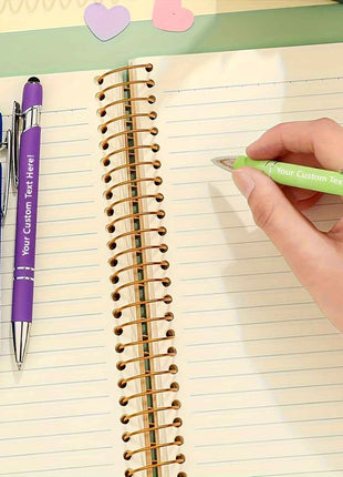 50/70/100 Penne - Uso Quotidiano, Ritorno a Scuola, Premi Scolastici, Regali di Natale, Compleanno, Inchiostro Nero, Personalizzabili per Aziende