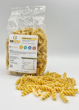 Fusilli low carb Cheto (250g) 2,5gr carbo