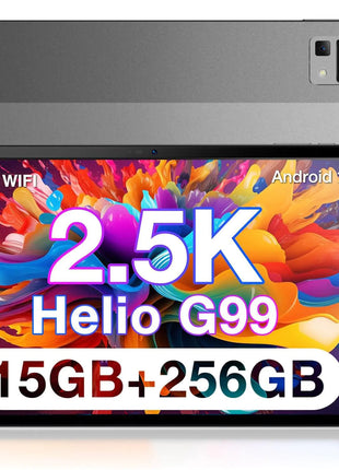 DOOGEE T30 PRO 11 Inch Tablet 2.5K Android Tablets with 15GB RAM 256GB ROM Helio G99 Octa-core Gaming Tablet with 8580mAh 4 Speakers 20MP Camera TÜV Low Bluelight BT5.0 Grey - Riparo82