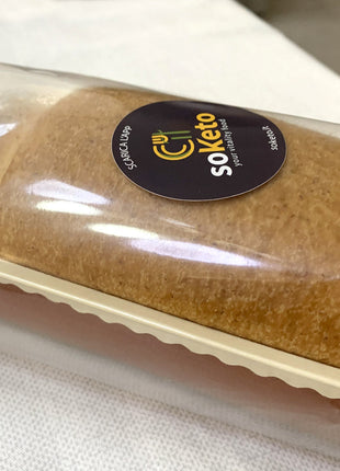 Pan Bauletto Keto Low Carb 12g Proteine 4.8g Carb per 100g - SOKETO Pane Proteico 28g Fibre Olio Cocco - Basso IG per Diabetici Tipo Sandwich - 250g