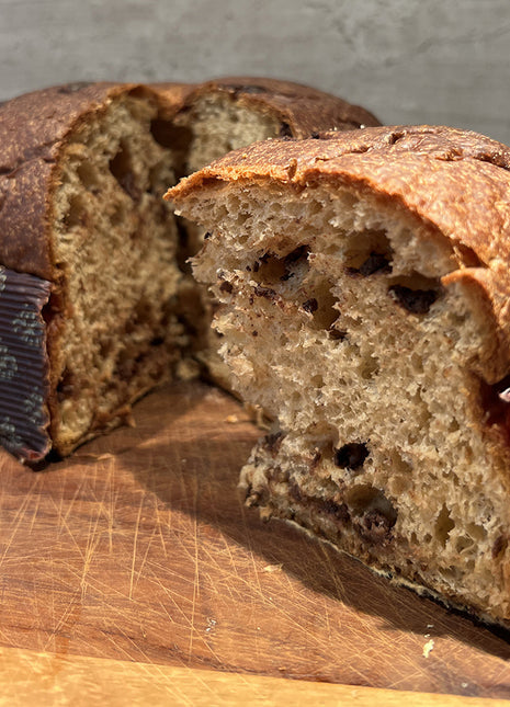 Panettone Artigianale Keto Low Carb - 500 gr con Gocce di Cioccolato (CONSEGNA DOPO 15 NOVEMBRE)