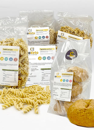 KIT 7 giorni Dieta Chetogenica Facile con Prodotti Keto e Low Carb SoKeto