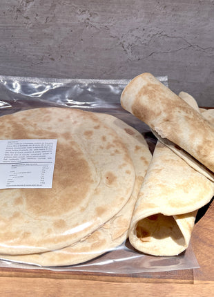 Piadina Low Carb Proteica 11g Proteine SOLO 6.8g Carbo per Piadina - Piada Keto 22.9g Fibre Olio Cocco - Per Wrap e Farciture Basso IG