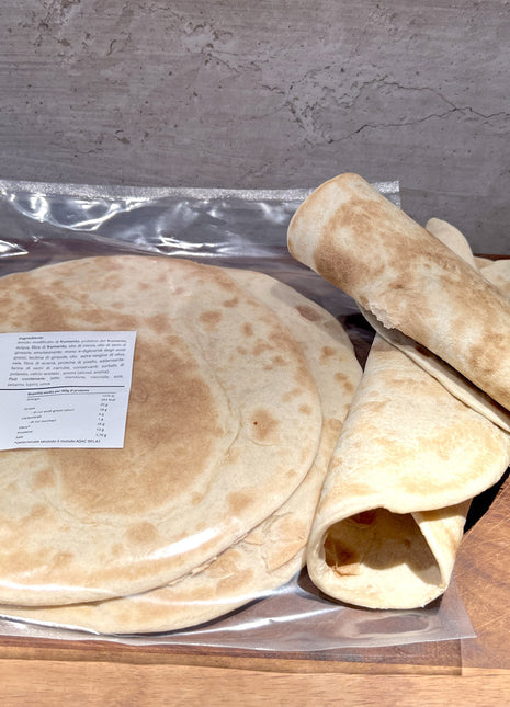 Piadina Low Carb Proteica 11g Proteine SOLO 6.8g Carbo per Piadina - Piada Keto 22.9g Fibre Olio Cocco - Per Wrap e Farciture Basso IG