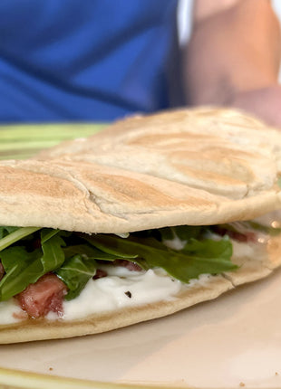 Piadina Low Carb Proteica 11g Proteine SOLO 6.8g Carbo per Piadina - Piada Keto 22.9g Fibre Olio Cocco - Per Wrap e Farciture Basso IG