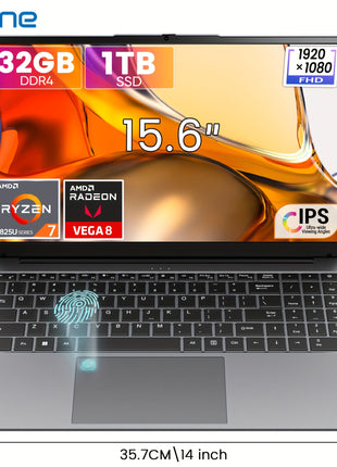 None Nbook SE Laptop AMD Ryzen7 5825U 8Core 45Ghz 32GB DDR4 1TB SSD 156 pollici 19201080 Risoluzione Full HD Cornice ultrastretta WiFi 5 Batteria 57Wh Tastiera retroilluminata fullsize Computer per gaming e business Ideale come regalo di Na