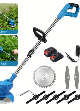 Tagliaerba Elettrico Senza Filo da 21V con Batteria al Litio per Giardino e Strumenti da Giardinaggio