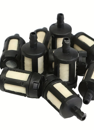 10 Pezzi Filtro Generale Carburante Per Macchine Da Giardino A Benzina Tagliaerba Motosega