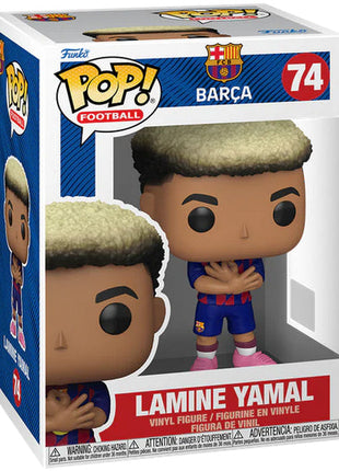 Funko Pop ! Football Barcellona - (74) Lamine Yamal Figure Barca 9cm Calcio