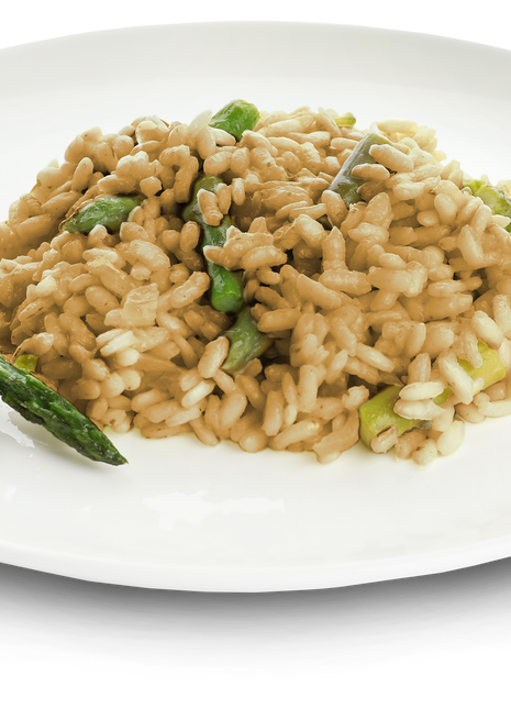 Risotto Senza Glutine alla Crema di Asparagi con solo 1% di zucchero – Pronto in 1 Minuto!