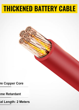 VEVOR Split Charge Relay Kit Voltage Sense Relay Professional 12V 140AMP W/ 2/4/5/6 mtr Battery Cable for ATVs UTVs RVs Camping - Riparo82