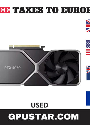 used NVIDIA GeForce RTX 4070 Founders Edition 12GB Graphics Card - Riparo82