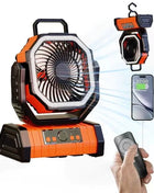 Outdoor Household Power Bank LED Light Camping Fan - riparo82