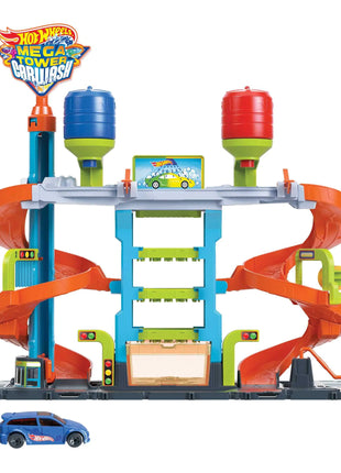 Hot Wheels City Autolavaggio con Cambio Colore - Pista Auto Giocattolo